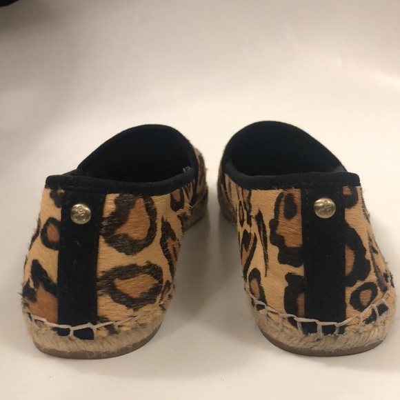 Sam Edelman 9.5M (41 EU) Flat Espadrille Leopard printed Calf hair Excellent - Picture 6 of 11